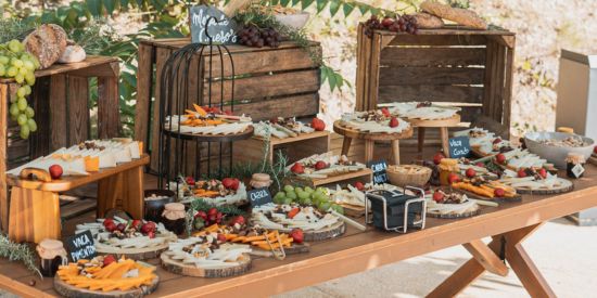 Gastronomía para bodas personalizada