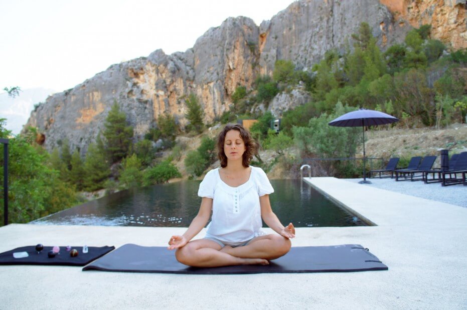 clase de yoga en Hotel Vivood