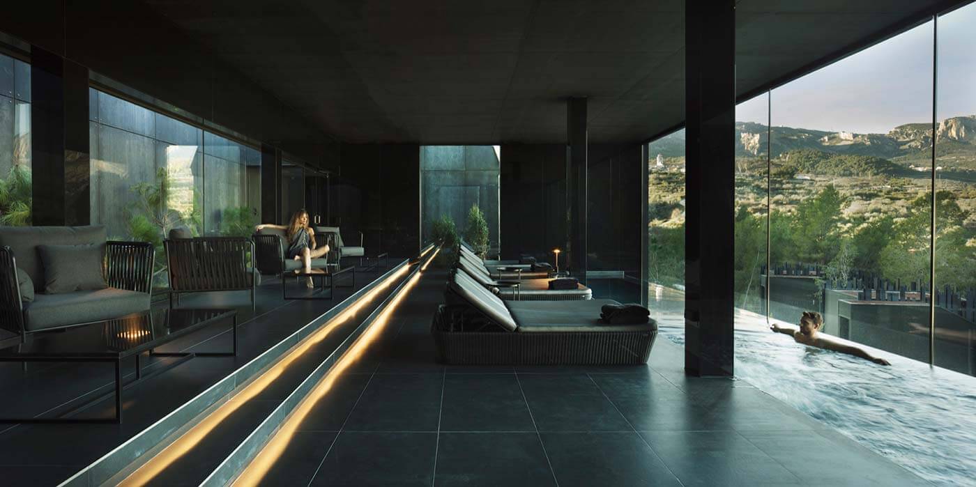 colorterapia Hotel VIVOOD 5 elementos Spa
