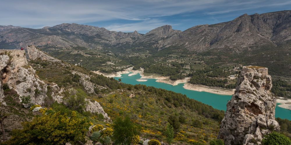 Hotel de lujo en el Valle de Guadalest vistas románticas del valle de Guadalest