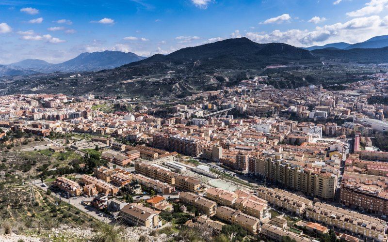 Vistas del pueblo de Alcoy