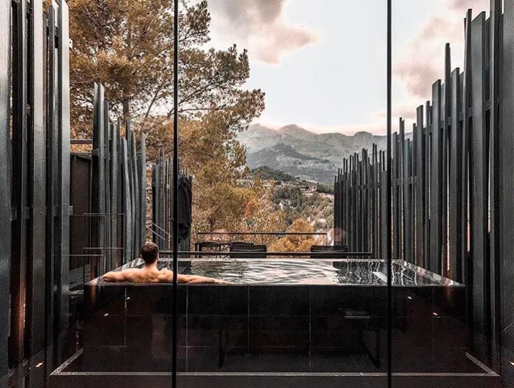 baño piscina villa Hotel VIVOOD