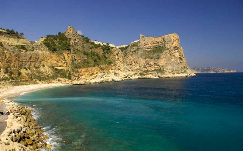 Cala del Moraig en la Ruta de los Acantilados