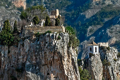 Castillo de Guadalest. Entorno natural Castillo de Guadalest. Entorno natural