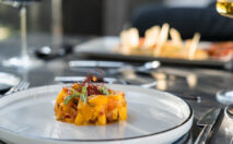 ceviche de mango y papaya