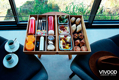 desayuno con vistas para escapadas románticas desayuno con vistas Hotel Vivood