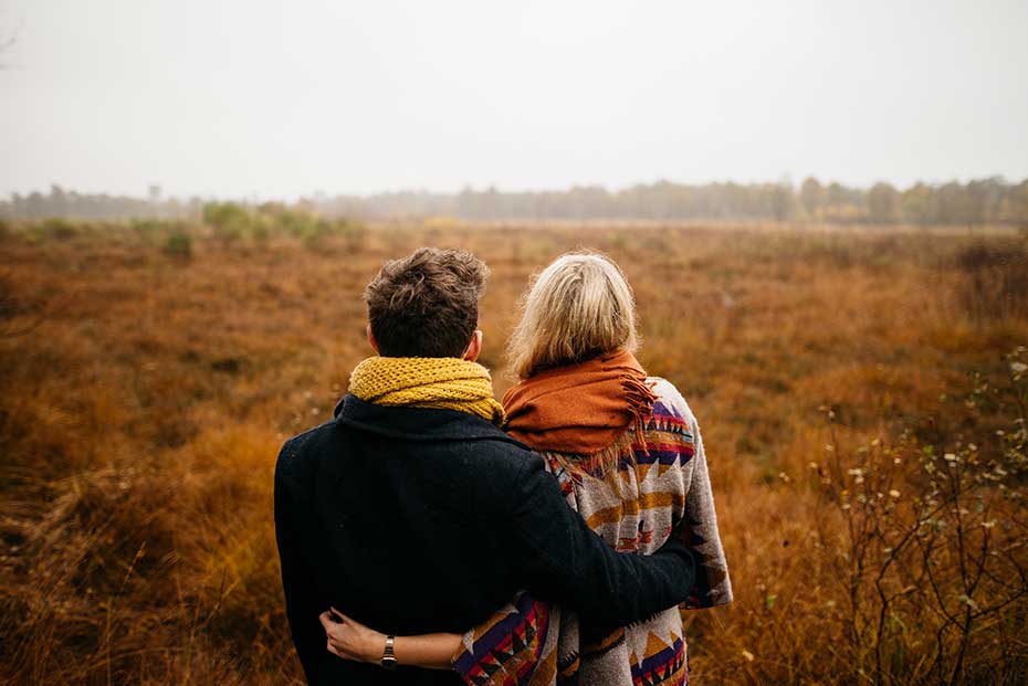 Planes en pareja en otoño Hotel Vivood