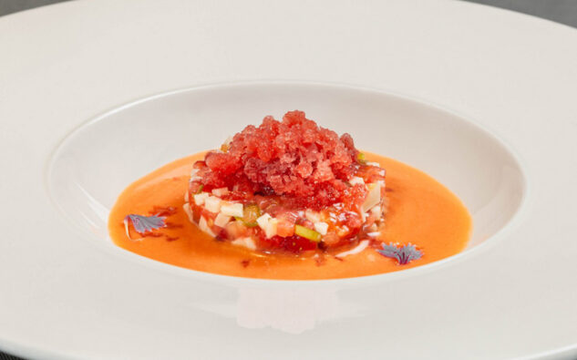 salmorejo de sandia contemple