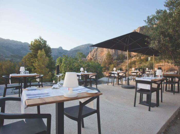 terraza panorámica a guadalest